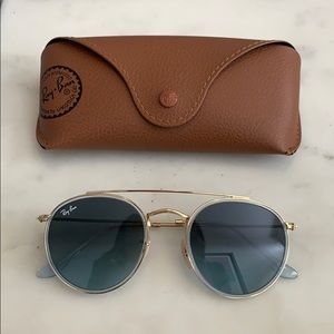 Ray-ban round double bridge sunglasses